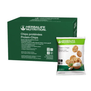 <b>Chips Protéinées Saveur Sour Cream & Onion</b> 10 sachets de 30g