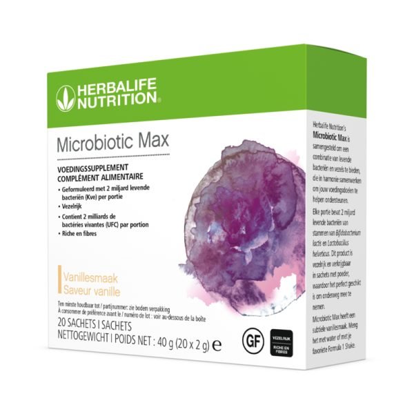 <b>Microbiotic Max Vanille</b> 20 sachets de 2g